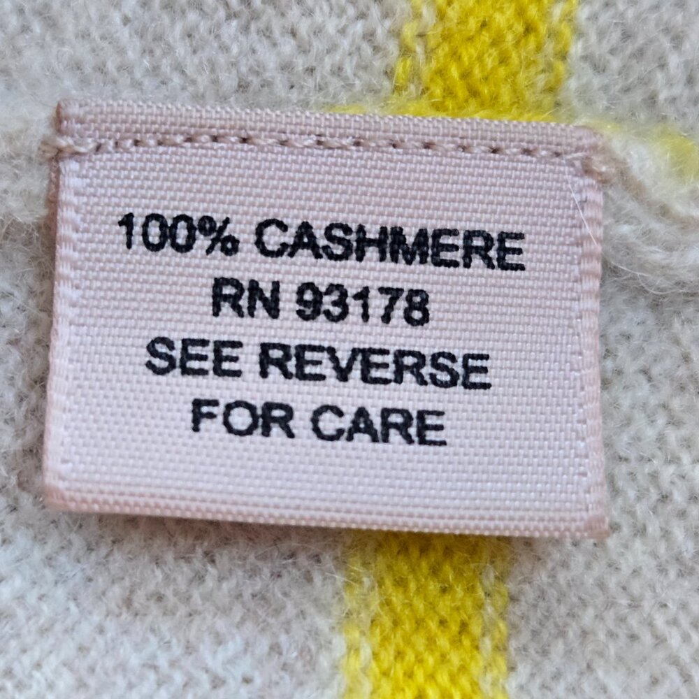 NWOT Philosophy Striped Cashmere Sweater XS-SM - Picture 6 of 7